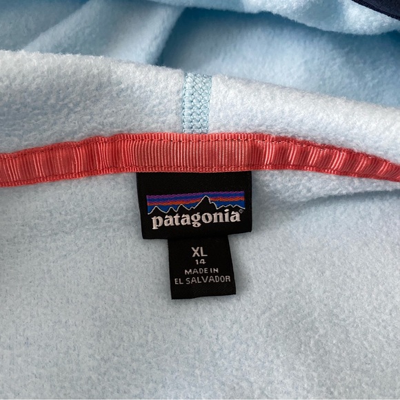 patagonia • girls micro D snap T jacket | XL (14) - Picture 8 of 10